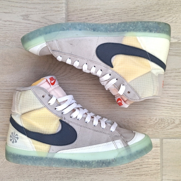Nike Blazer Mid '77 Move To Zero Glacier Ice men's basketball shoes- size 8 - Picture 1 of 12